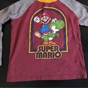 Sonoma Super Mario Long Sleeve Shirt Boys Size 6